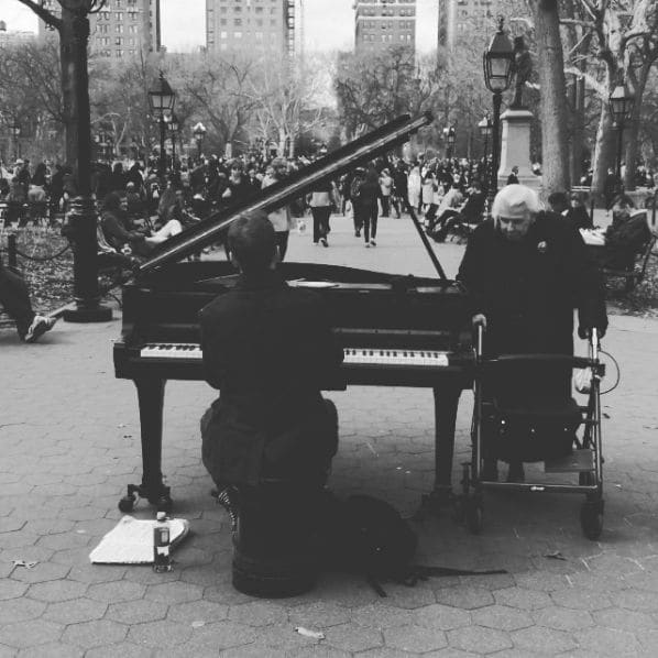 Photo of Washington Square Park at New York University, Lafayette Street, Manhattan Community Board 2, Manhattan, New York County, New York, 10003, United States