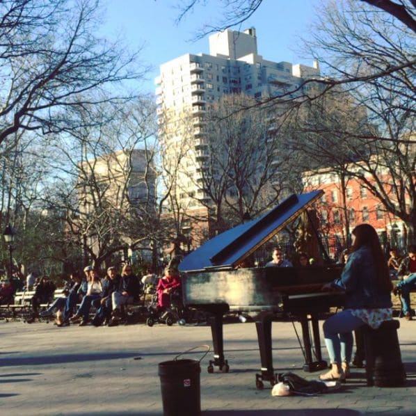 Photo of Washington Square Park at Washington Square Fountain, Washington Square South, Washington Square Village, Manhattan Community Board 2, Manhattan, New York County, New…
