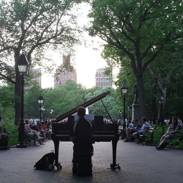 Photo of Washington Square Park at Washington Square Fountain, Washington Square South, Washington Square Village, Manhattan Community Board 2, Manhattan, New York County, New…