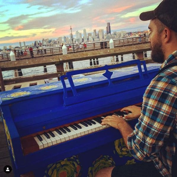 Public piano in Seattle, Washington, United States