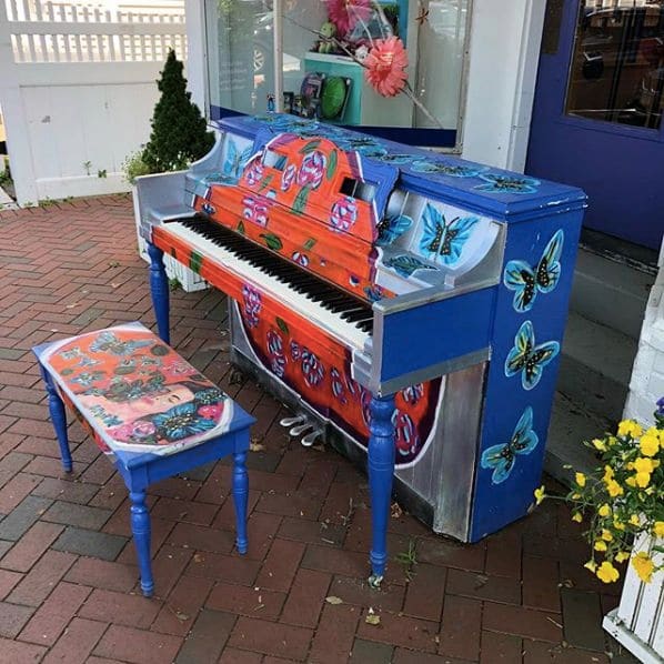 Public piano in Västra Götaland County, Sweden