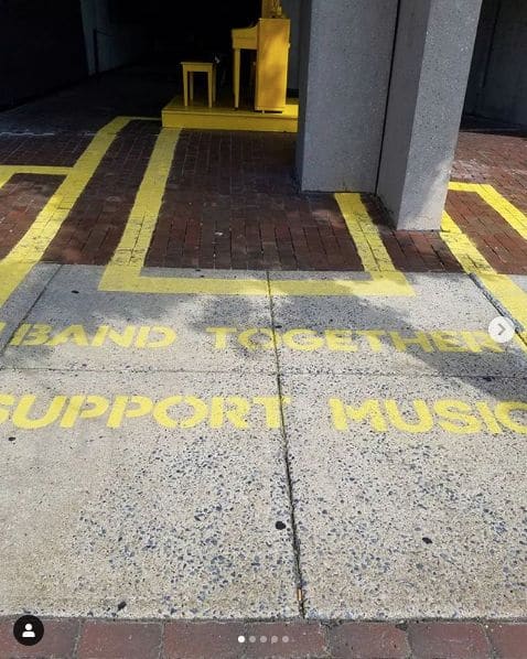 Public piano in Lancaster, Pennsylvania, United States