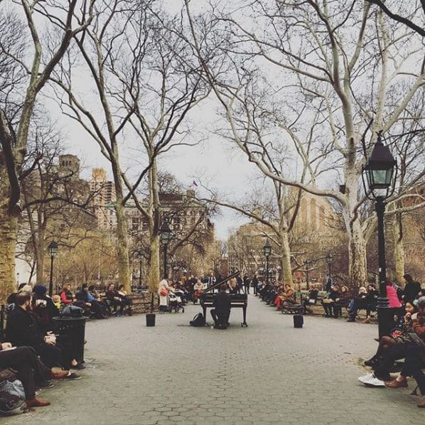 Photo of Washington Square Park at Washington Square Fountain, Washington Square South, Washington Square Village, Manhattan Community Board 2, Manhattan, New York County, New…