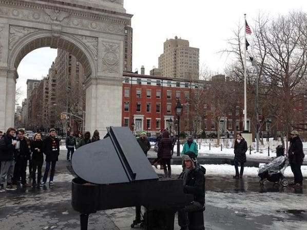 Photo of Washington Square Park at Washington Square Fountain, Washington Square South, Washington Square Village, Manhattan Community Board 2, Manhattan, New York County, New…