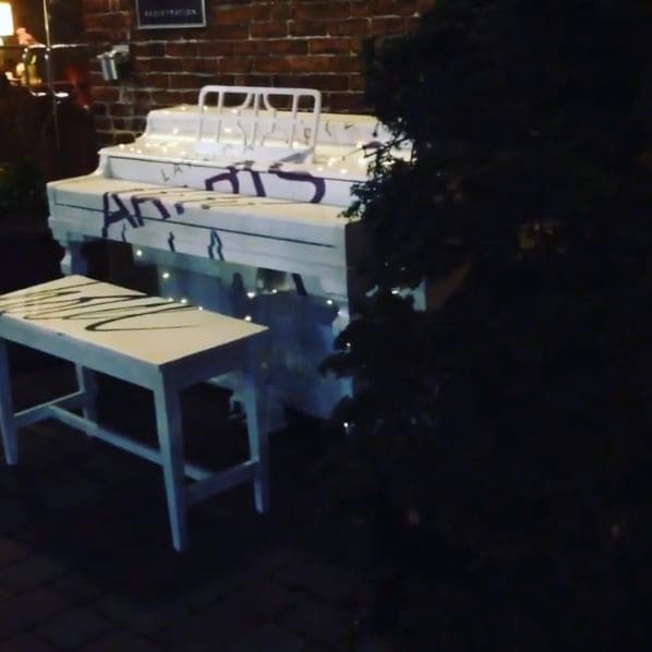 Public piano in Lancaster, Pennsylvania, United States