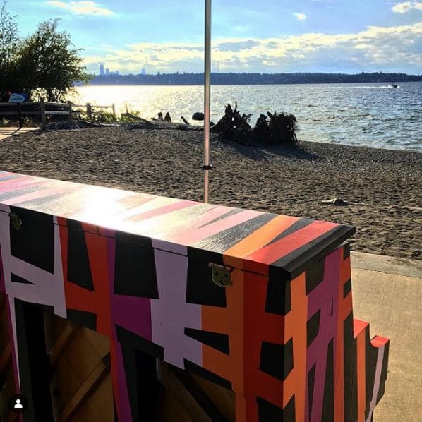 Public piano in King County, Washington, United States
