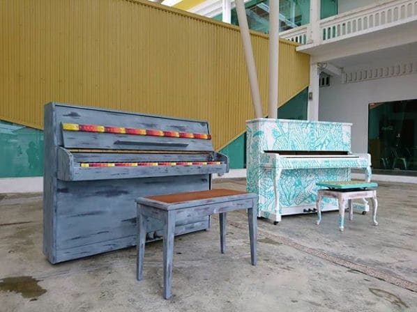 Photo of 8Q, Singapore Art Museum at SAM at 8Q Forecourt, Rochor, Central, Singapore. Season 3 has begun! Our newest batch of public pianos \