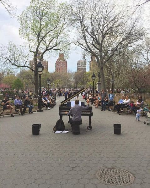 Photo of Washington Square Park at Washington Square Fountain, Washington Square South, Washington Square Village, Manhattan Community Board 2, Manhattan, New York County, New…