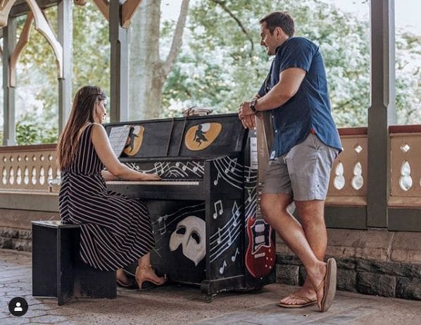 Public piano in Stockholm, Sweden