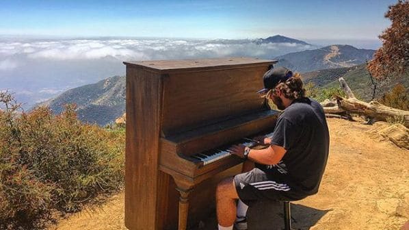 Photo of La Cumbre Peak at F.S. Lookout, East Camino Cielo, Santa Barbara County, California, United States