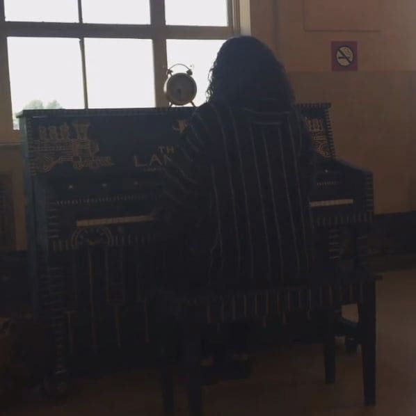 Public piano in Lancaster, Pennsylvania, United States