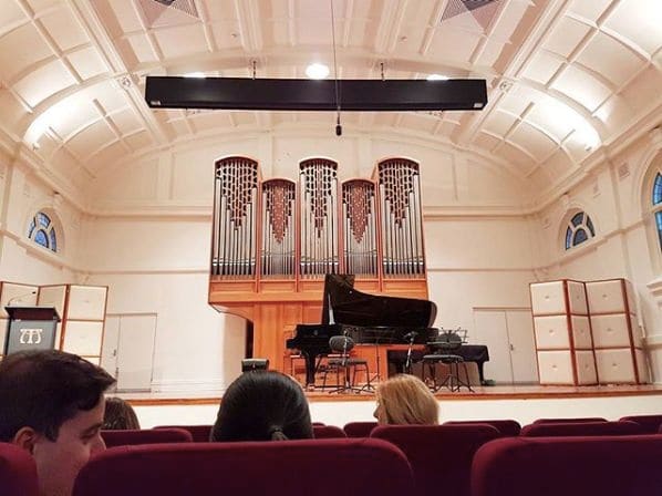 Photo of Melba Hall at Melbourne Conservatorium of Music, Genetics Lane, Melbourne Innovation District, Parkville, Carlton, Melbourne, City of Melbourne, Victoria, 3053,…