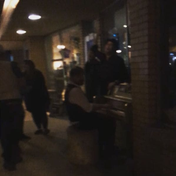 Public piano in Lansing, Michigan, United States