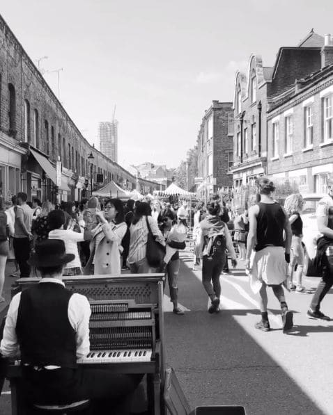 Photo of Columbia Road Flower Market at Columbia Road Flower Market, Columbia Road, Whitechapel, London Borough of Tower Hamlets, London, Greater London, England, E2 7QA, United…