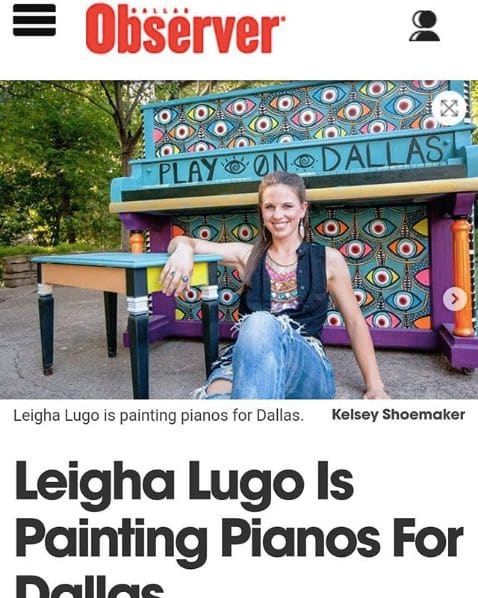 Public piano in Dallas, Texas, United States
