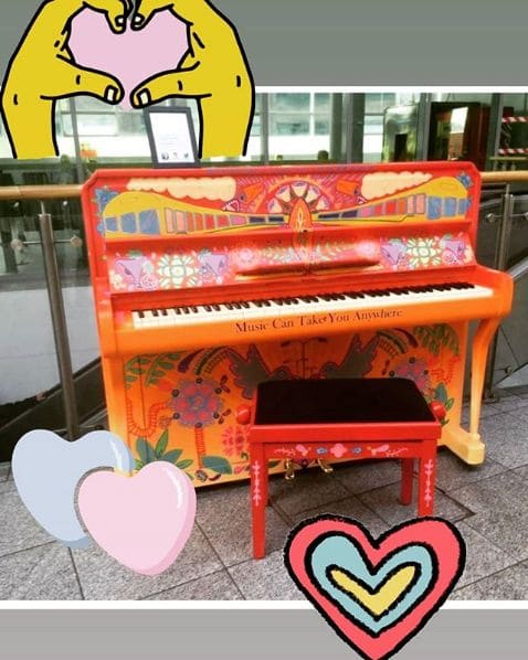 Public piano in County Dublin, Ireland