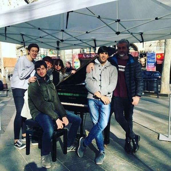 Public piano in Barcelona, Catalonia, Spain