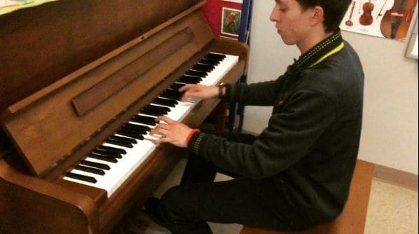 Public piano in Cary, North Carolina, United States