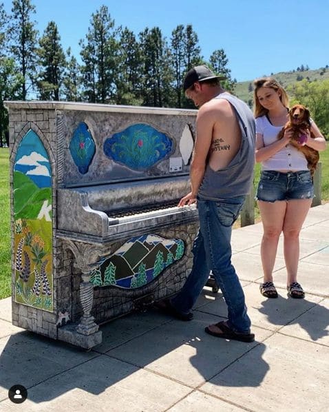 Photo of Klamath Falls Veterans Memorial Park at Klamath Avenue, Klamath Falls, Klamath County, Oregon, 97601, United States. “I can’t express how grateful I am for the piano…