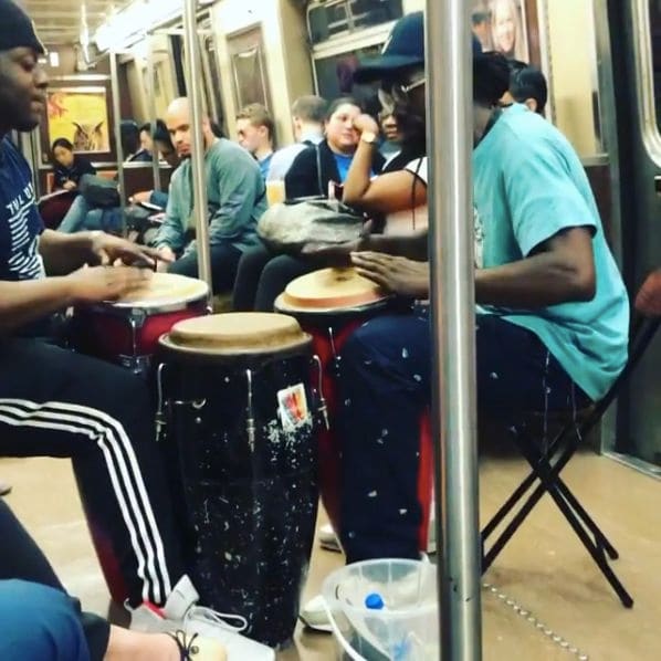 Public piano in New York, New York, United States