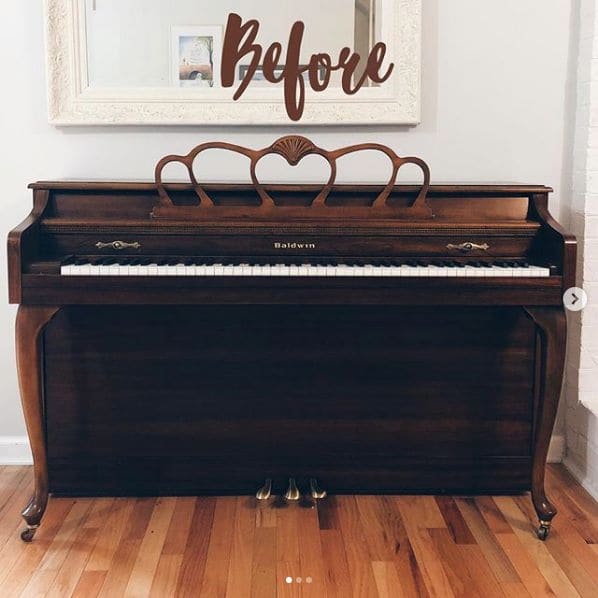 Photo of Bristol, Tennessee at 696, Riverview Drive, Haynesfield, Bristol, Sullivan County, Tennessee, 37620, United States. I painted my piano!!! 🎹 And wrote a post on how-to…