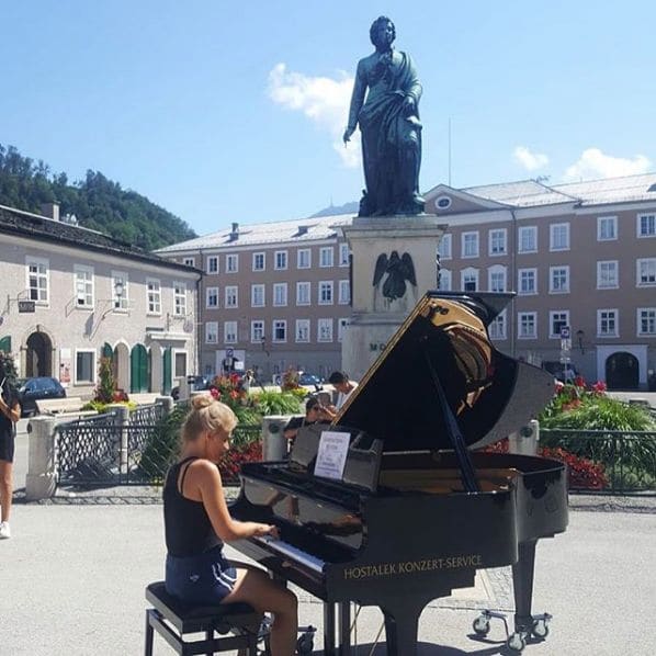 Photo of Mozartplatz, Salzburg, Austria at Goldene Ente, 10, Goldgasse, Altstadt, Salzburg, 5020, Austria