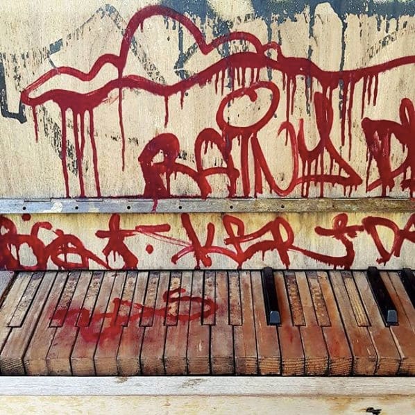 Public piano in Stockholm, Sweden