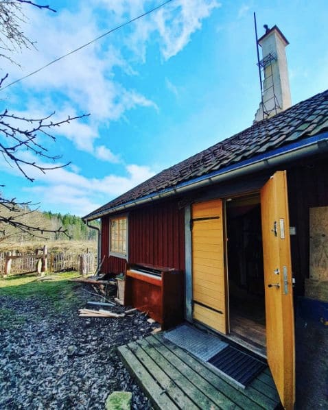 Public piano in Södermanland County, Sweden