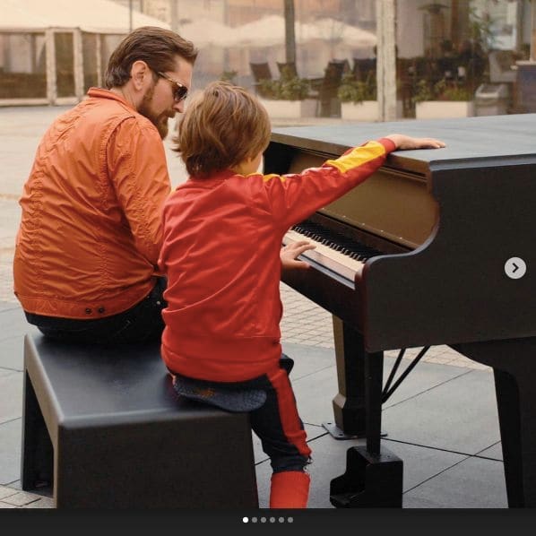 Public piano in New York, New York, United States