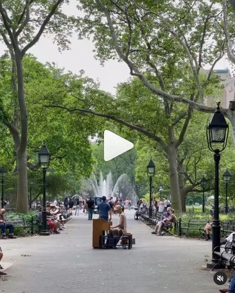 Photo of Washington Square Park at Washington Square Fountain, Washington Square South, Washington Square Village, Manhattan Community Board 2, Manhattan, New York County, New…