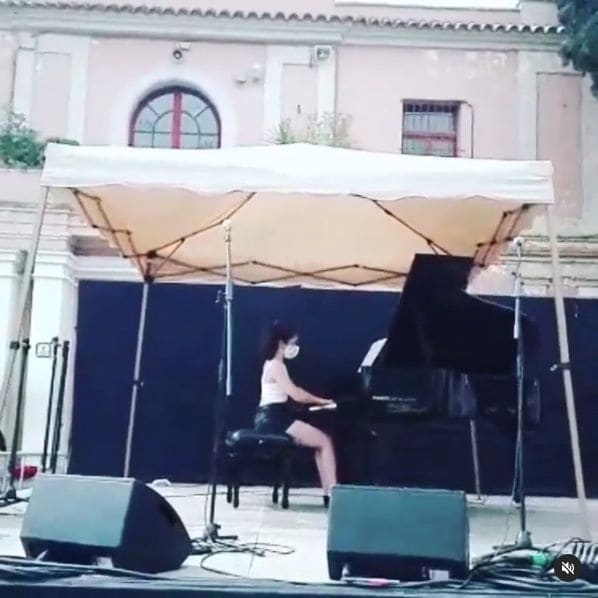 Public piano in Barcelona, Catalonia, Spain
