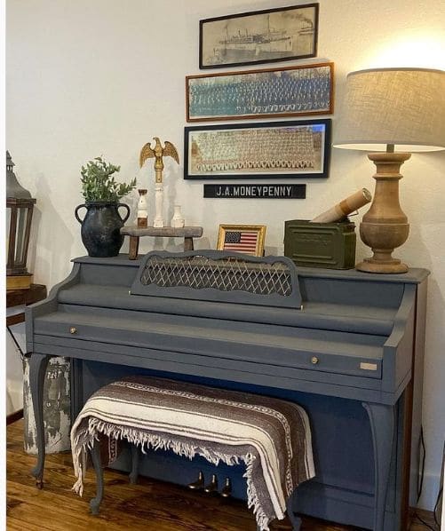 Public piano in Fayette County, Texas, United States
