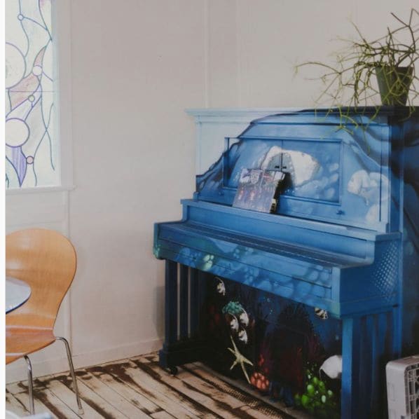 Public piano in Emu Park, Queensland, Australia