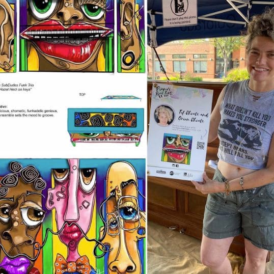 Photo of Downtown Fort Collins at Thamel Import Gift Shop, 19, Old Town Square, Fort Collins, Larimer County, Colorado, 80524, United States. pianos_about_town