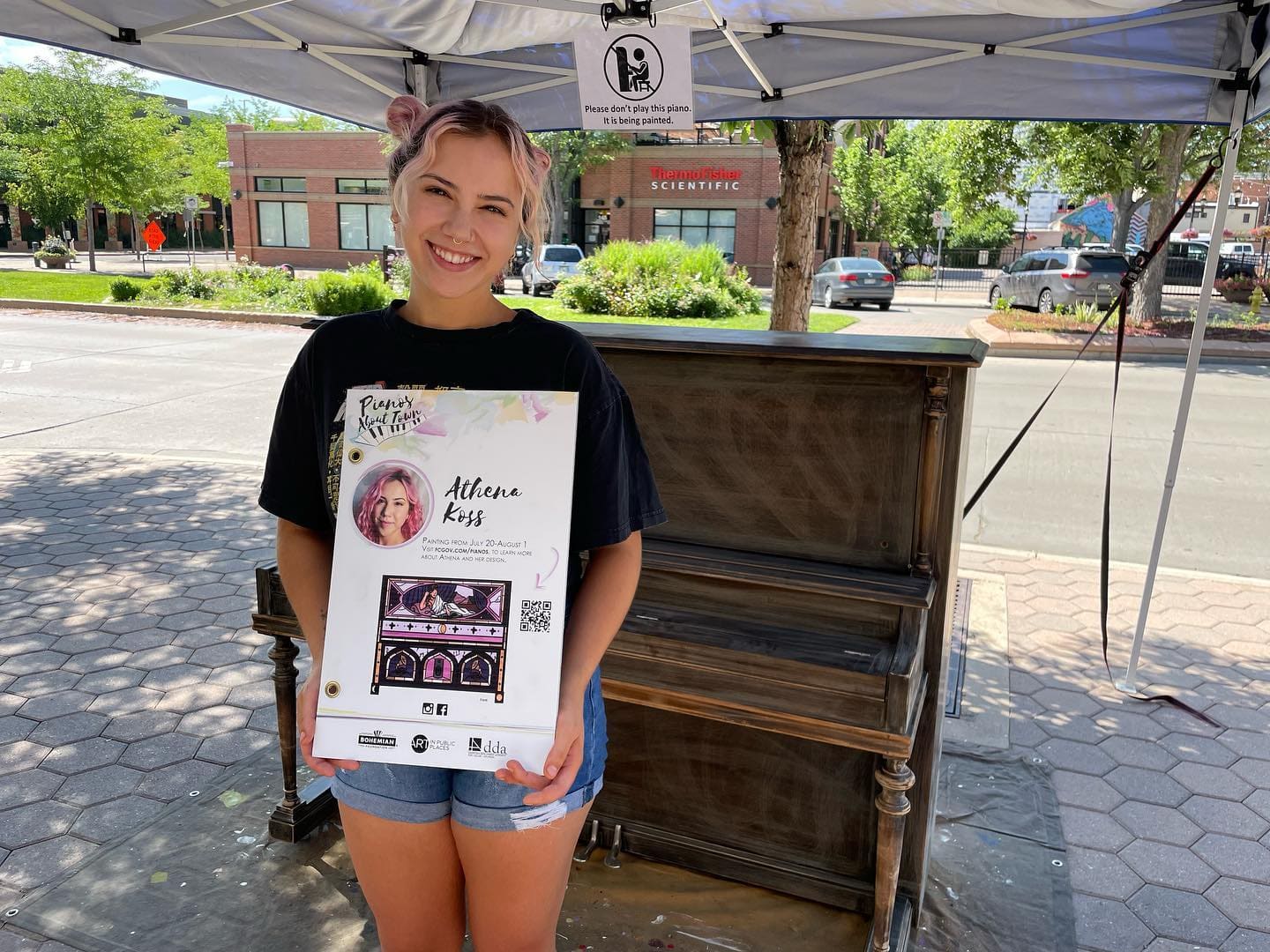 Photo of Downtown Fort Collins at Thamel Import Gift Shop, 19, Old Town Square, Fort Collins, Larimer County, Colorado, 80524, United States. pianos_about_town
