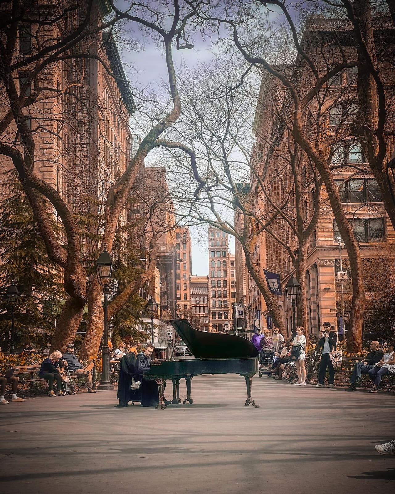 Photo of Washington Square Park at Washington Square Fountain, Washington Square South, Washington Square Village, Manhattan Community Board 2, Manhattan, New York County, New…