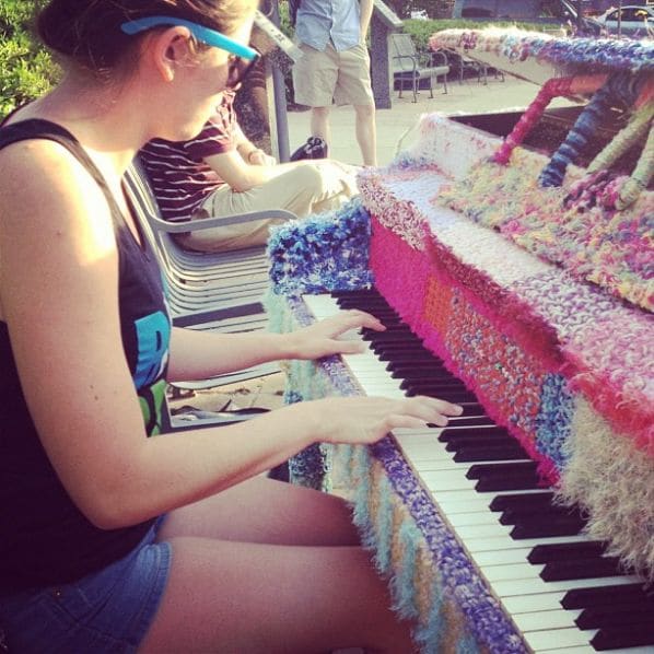 Public piano in Philadelphia, Pennsylvania, United States