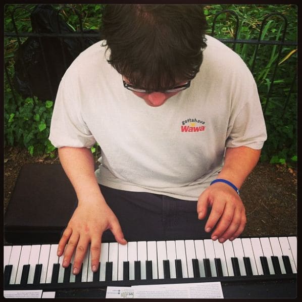 Public piano in Philadelphia, Pennsylvania, United States
